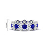 Load image into Gallery viewer, garland-diamond-eternity-ring-with-sapphire-in-white-gold-FD11122BGSABL-NL-WG.jpg