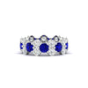 Load image into Gallery viewer, garland-diamond-eternity-ring-with-sapphire-in-white-gold-FD11122BGSABL-NL-WG.jpg