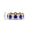 Load image into Gallery viewer, garland-diamond-eternity-ring-with-sapphire-in-yellow-gold-FD11122BGSABL-NL-YG.jpg
