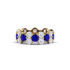 Load image into Gallery viewer, garland-diamond-eternity-ring-with-sapphire-in-yellow-gold-FD11122BGSABL-NL-YG.jpg