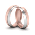 Thumbnail 4 - Gay Wedding Bands Two Tone