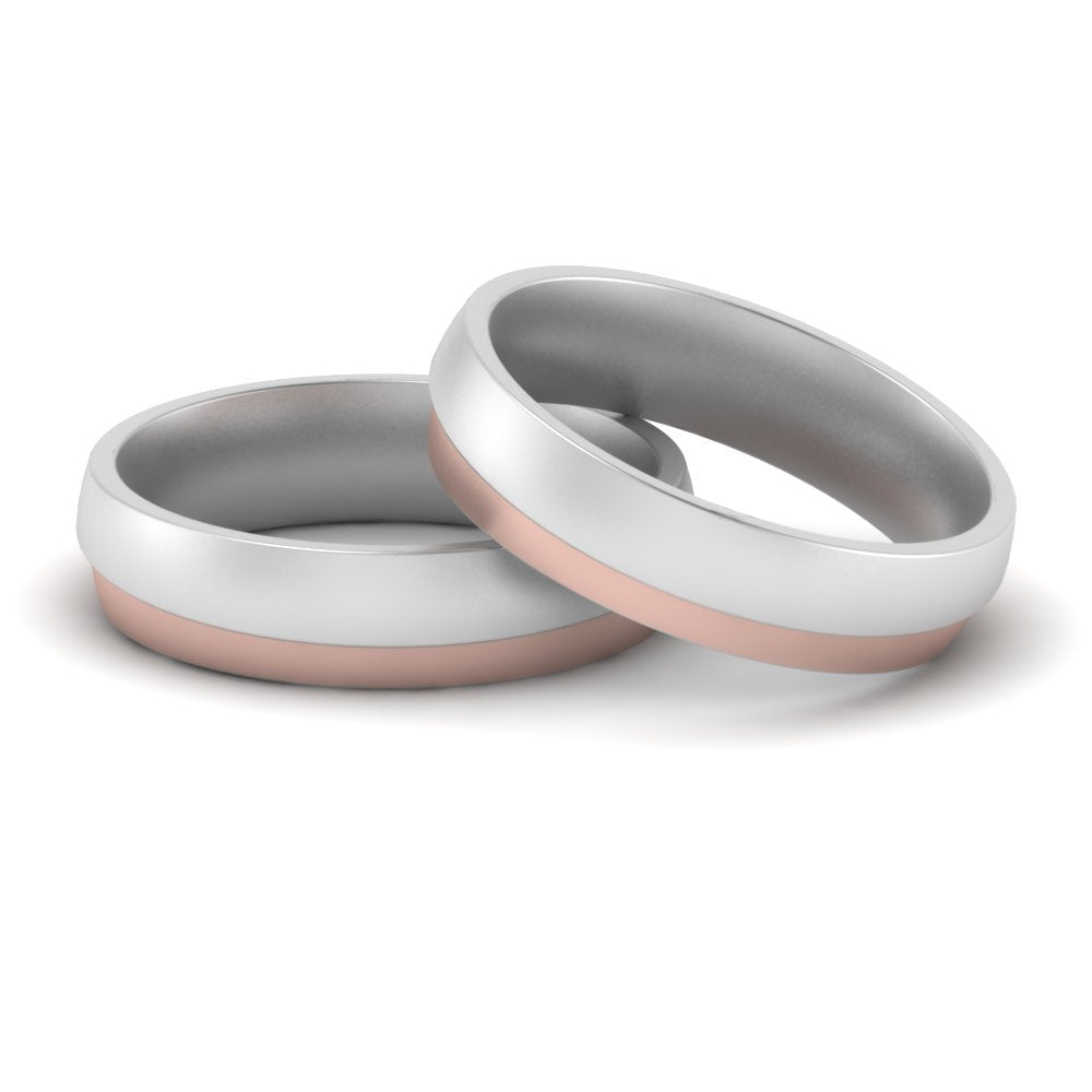 Gay Wedding Bands Two Tone
