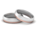 Thumbnail 5 - Gay Wedding Bands Two Tone