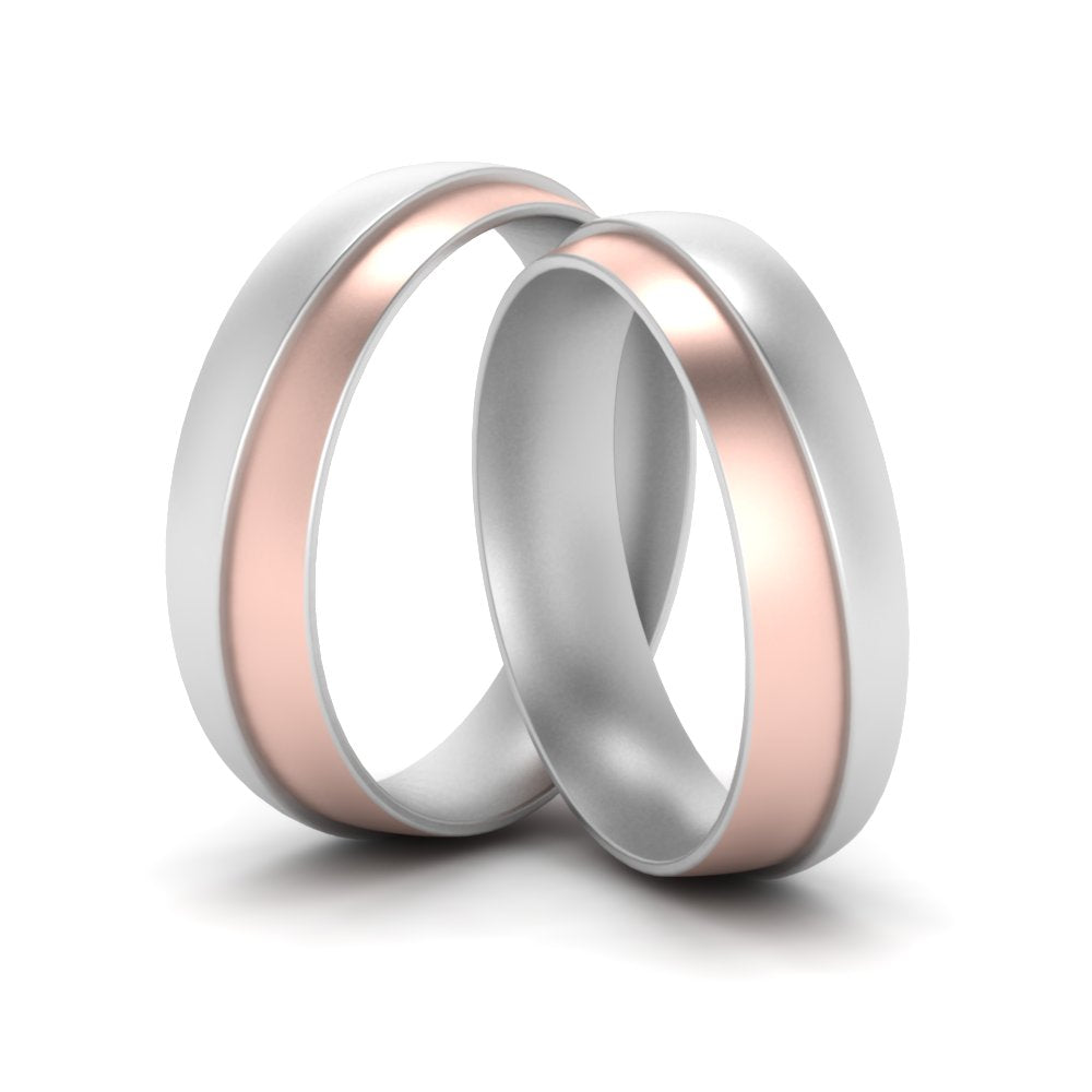 Gay Wedding Bands Two Tone