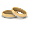 Thumbnail 1 - Gay Wedding Bands Two Tone