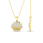 Load image into Gallery viewer, gold-diamond-seashell-charm-in-yellow-gold-fdpd11585angle2-nl-yg.jpg?v=1771301647