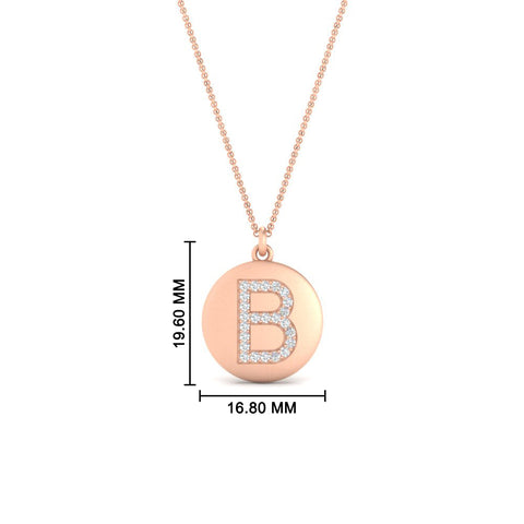 gold-disc-initial-b-necklace-in-rose-gold-FDPD11312BANGLE1-NL-RG-HW