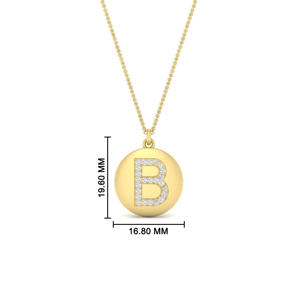 gold-disc-initial-b-necklace-in-yellow-gold-FDPD11312BANGLE1-NL-YG-HW