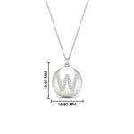 Load image into Gallery viewer, Initial Diamond Disc Pendant
