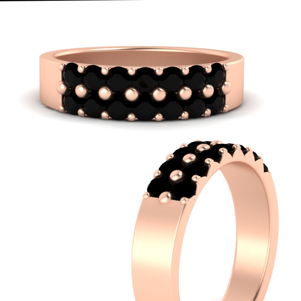 gold-double-rows-0.75-ct-black-diamond-wedding-ring-in-rose-gold-FD11382BGBLACKANGLE3-0.75CT-NL-RG