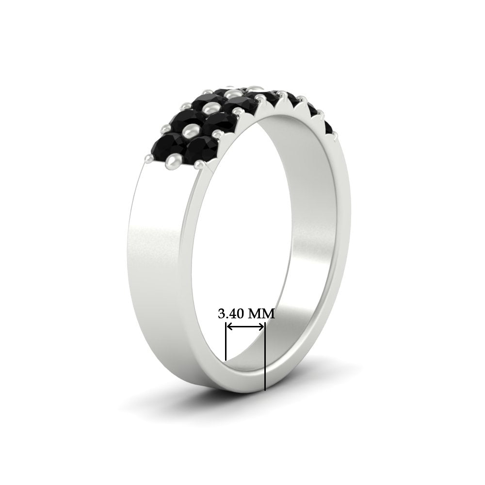 gold-double-rows-0.75-ct-black-diamond-wedding-ring-in-white-gold-FD11382BGBLACKANGLE2-0.75CT-NL-WG-HW