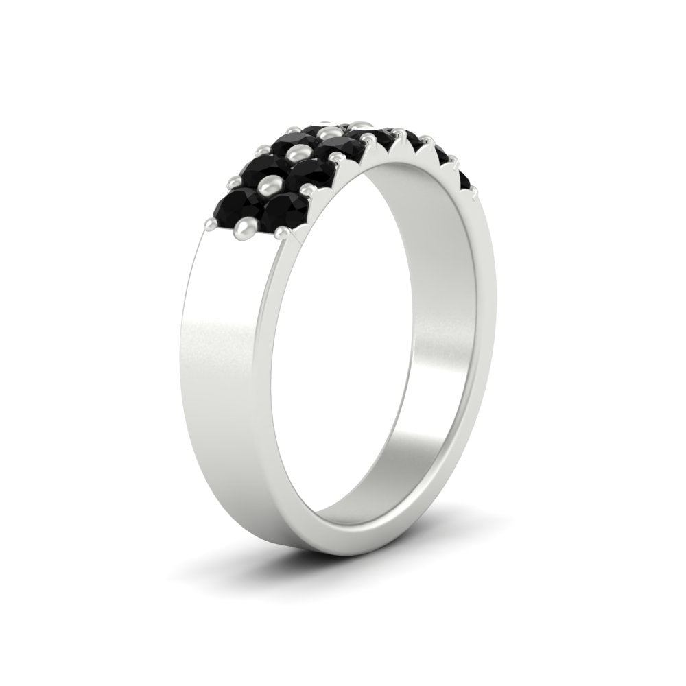 gold-double-rows-0.75-ct-black-diamond-wedding-ring-in-white-gold-FD11382BGBLACKANGLE2-0.75CT-NL-WG