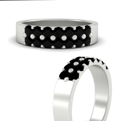 gold-double-rows-0.75-ct-black-diamond-wedding-ring-in-white-gold-FD11382BGBLACKANGLE3-0.75CT-NL-WG