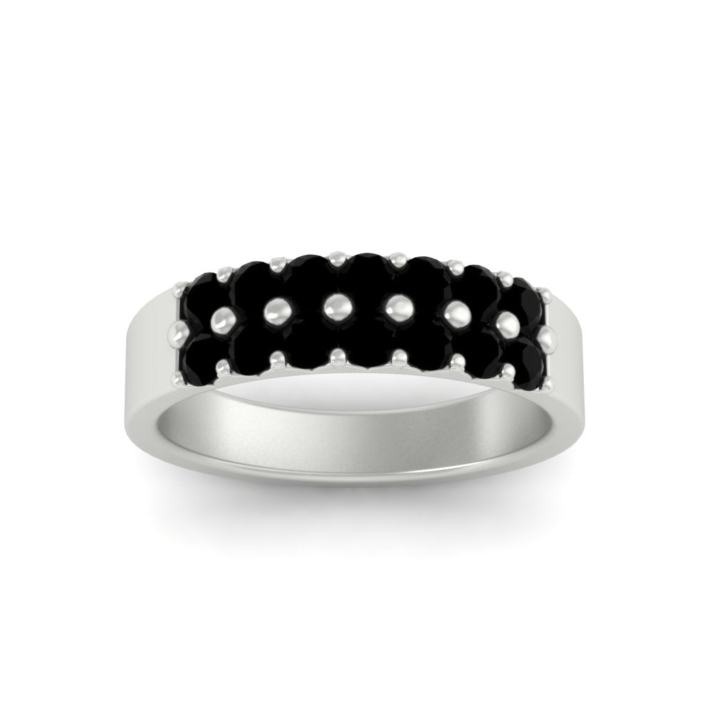 gold-double-rows-0.75-ct-black-diamond-wedding-ring-in-white-gold-FD11382BGBLACKANGLE5-0.75CT-NL-WG