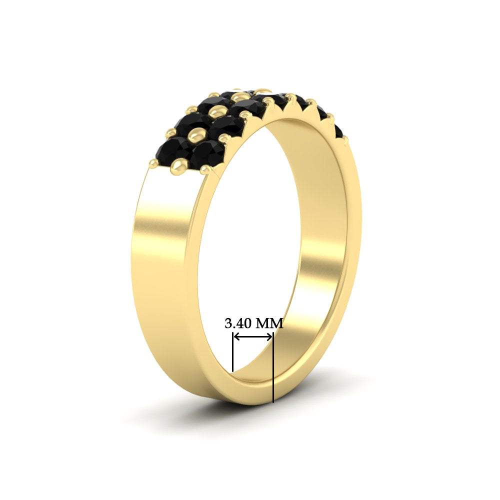 gold-double-rows-0.75-ct-black-diamond-wedding-ring-in-yellow-gold-FD11382BGBLACKANGLE2-0.75CT-NL-YG-HW