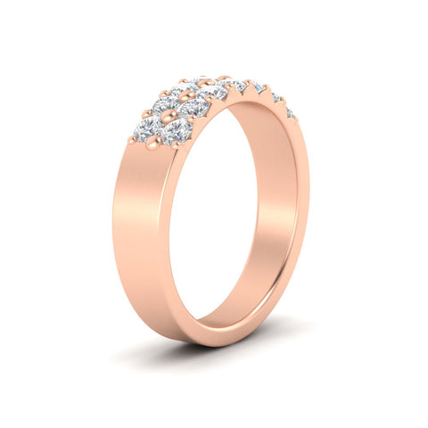 gold-double-rows-0.75-ct-diamond-wedding-ring-in-rose-gold-FD11382BANGLE2-0.75CT-NL-RG