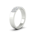 Load image into Gallery viewer, gold-double-rows-0.75-ct-diamond-wedding-ring-in-white-gold-FD11382BANGLE2-0.75CT-NL-WG