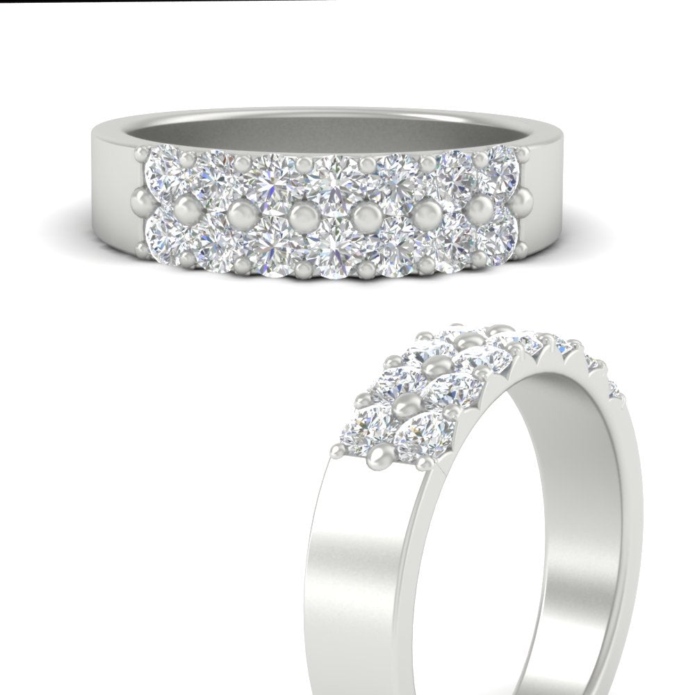 gold-double-rows-0.75-ct-diamond-wedding-ring-in-white-gold-FD11382BANGLE3-0.75CT-NL-WG