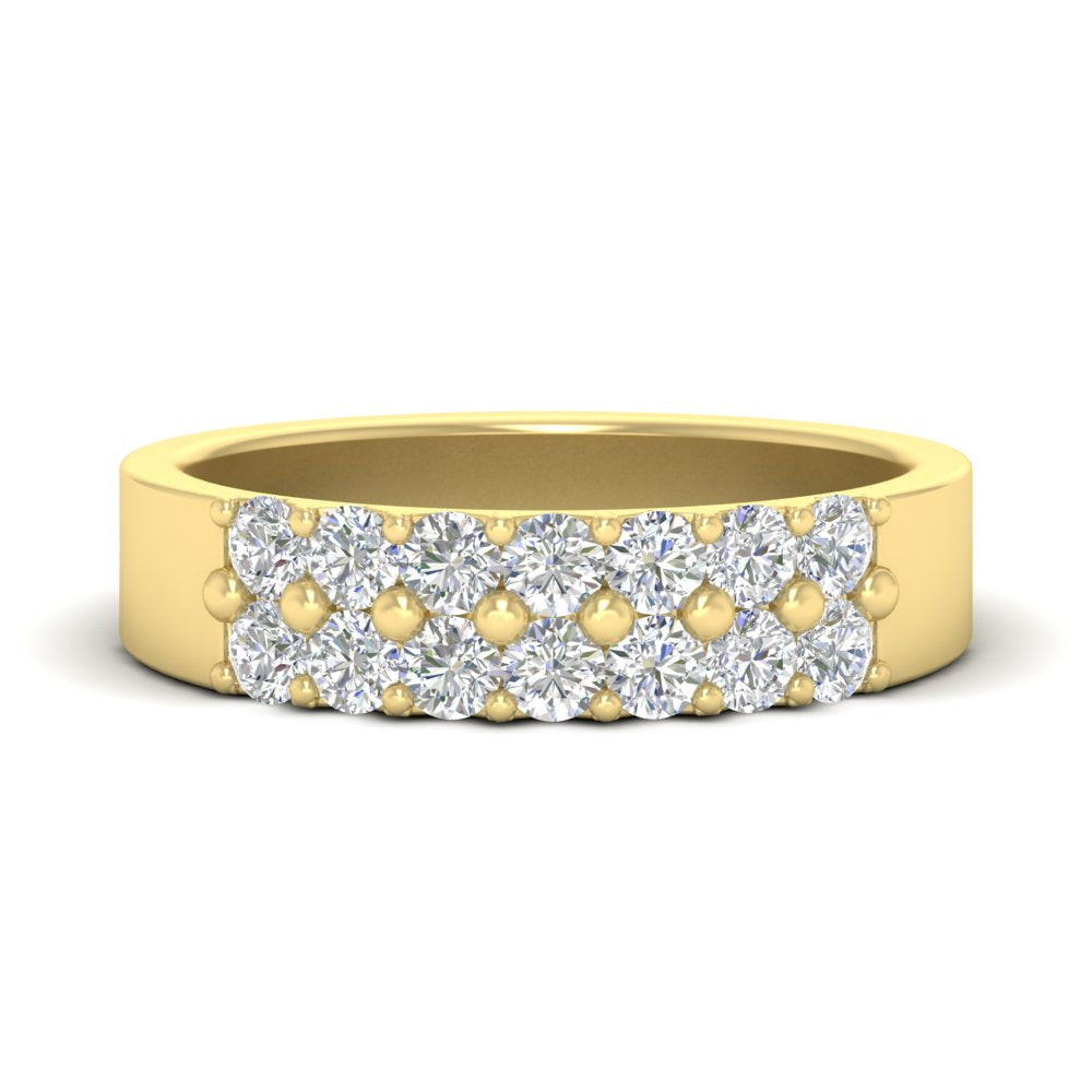 gold-double-rows-0.75-ct-diamond-wedding-ring-in-yellow-gold-FD11382B-0.75CT-NL-YG