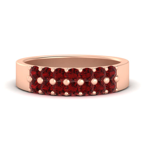 gold-double-rows-0.75-ct-ruby-wedding-ring-in-rose-gold-FD11382BGRUDR-0.75CT-NL-RG