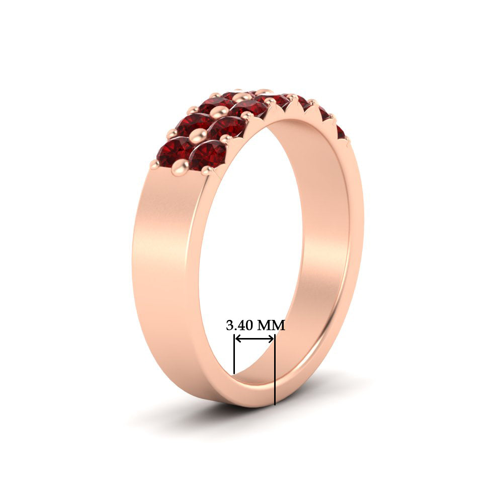 gold-double-rows-0.75-ct-ruby-wedding-ring-in-rose-gold-FD11382BGRUDRANGLE2-0.75CT-NL-RG-HW