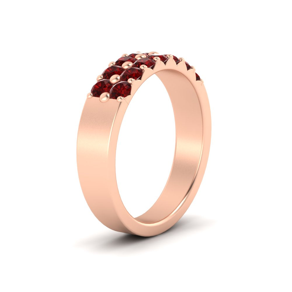 gold-double-rows-0.75-ct-ruby-wedding-ring-in-rose-gold-FD11382BGRUDRANGLE2-0.75CT-NL-RG