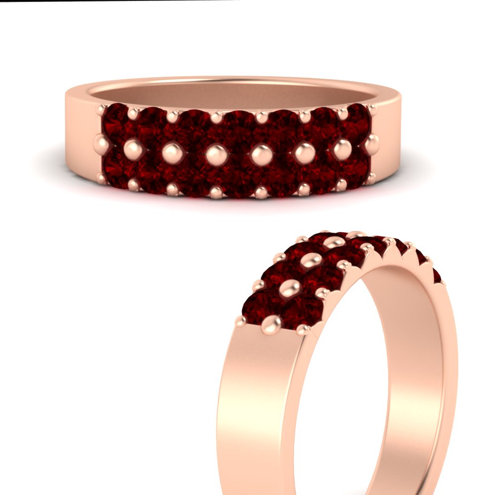 gold-double-rows-0.75-ct-ruby-wedding-ring-in-rose-gold-FD11382BGRUDRANGLE3-0.75CT-NL-RG