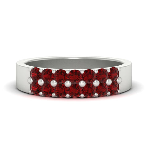 gold-double-rows-0.75-ct-ruby-wedding-ring-in-white-gold-FD11382BGRUDR-0.75CT-NL-WG