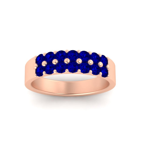 gold-double-rows-0.75-ct-sapphire-wedding-ring-in-rose-gold-FD11382BGSABLANGLE5-0.75CT-NL-RG