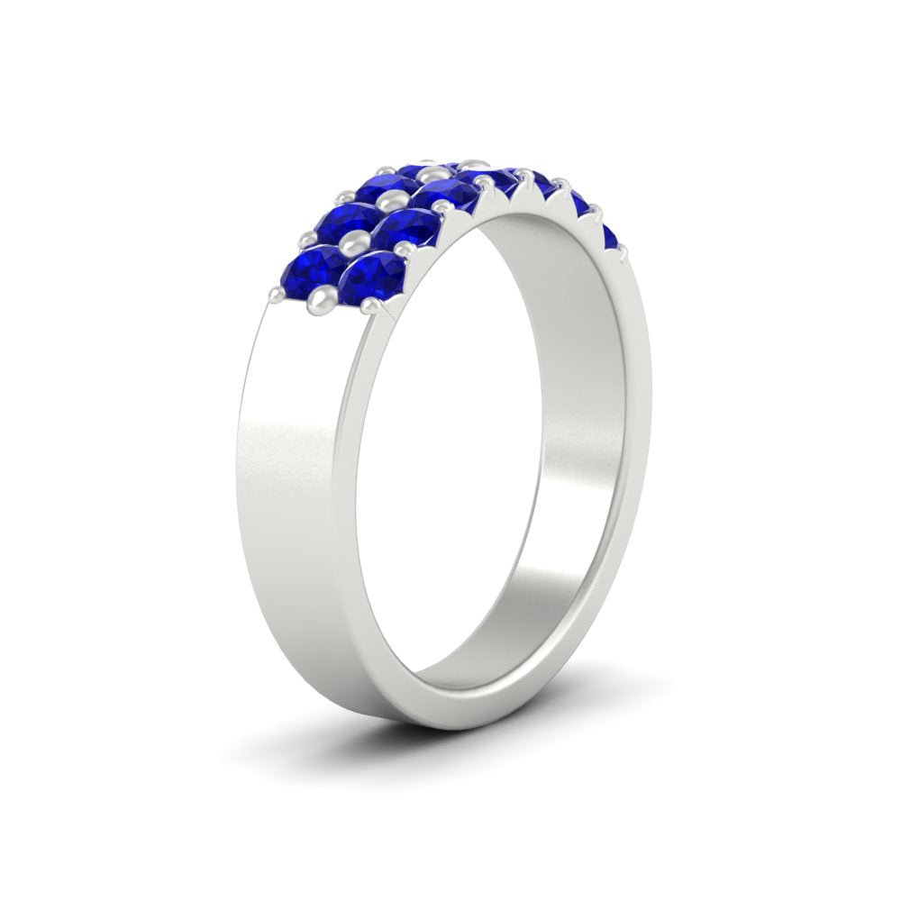 gold-double-rows-0.75-ct-sapphire-wedding-ring-in-white-gold-FD11382BGSABLANGLE2-0.75CT-NL-WG