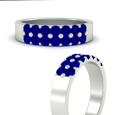 gold-double-rows-0.75-ct-sapphire-wedding-ring-in-white-gold-FD11382BGSABLANGLE3-0.75CT-NL-WG