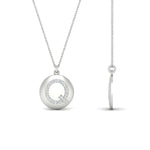 Load image into Gallery viewer, Initial Diamond Disc Pendant
