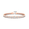 Load image into Gallery viewer, graduated-bezel-oval-east-west-tennis-bracelet-in-rose-gold-fdbrc11733sleep-nl-rg-hw.jpg?v=1776313785