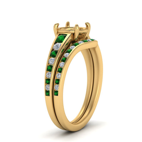 graduated-channel-semi-mount-diamond-wedding-set-with-emerald-in-FD122866SMGEMGR-NL-YG