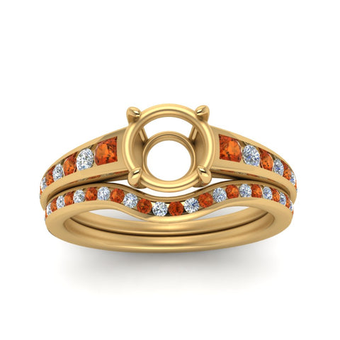 graduated-channel-semi-mount-diamond-wedding-set-with-orange-sapphire-in-FD122866SMGSAOR-NL-YG