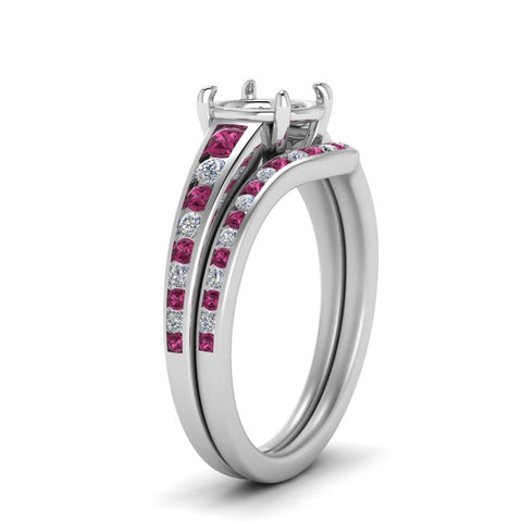 graduated-channel-semi-mount-diamond-wedding-set-with-pink-sapphire-in-FD122866SMGSADRPI-NL-WG