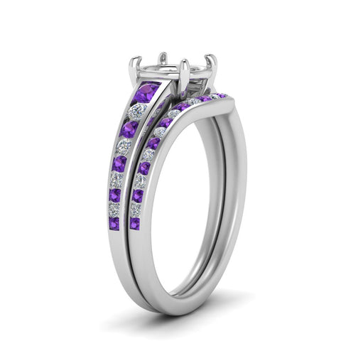 graduated-channel-semi-mount-diamond-wedding-set-with-purple-topaz-in-FD122866SMGVITO-NL-WG