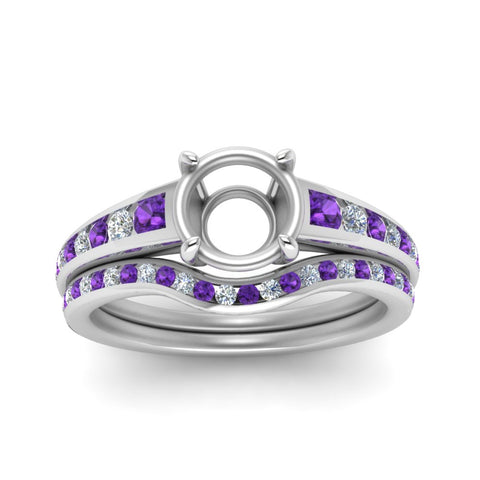 graduated-channel-semi-mount-diamond-wedding-set-with-purple-topaz-in-FD122866SMGVITO-NL-WG