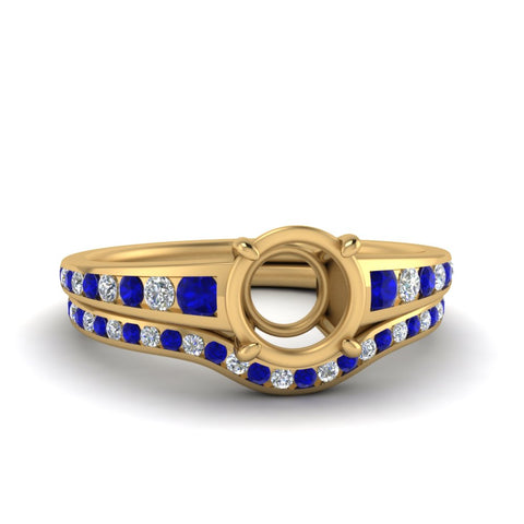 graduated-channel-semi-mount-diamond-wedding-set-with-sapphire-in-FD122866SMGSABL-NL-YG