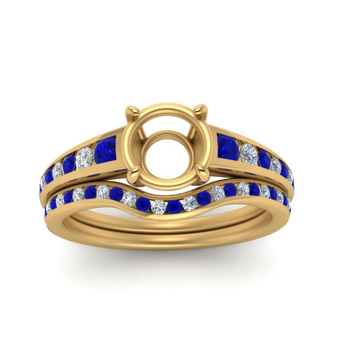 graduated-channel-semi-mount-diamond-wedding-set-with-sapphire-in-FD122866SMGSABL-NL-YG