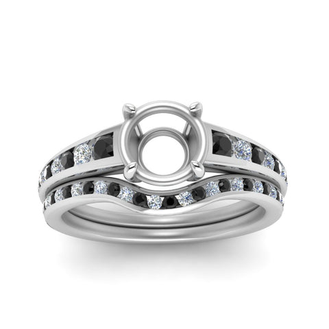graduated-channel-semi-mount-wedding-set-with-black-diamond-in-FD122866SMGBLACK-NL-WG
