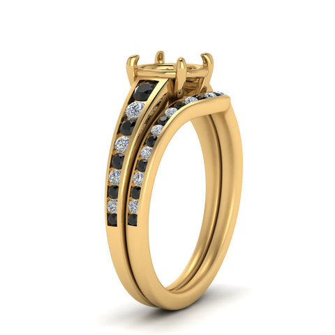graduated-channel-semi-mount-wedding-set-with-black-diamond-in-FD122866SMGBLACK-NL-YG