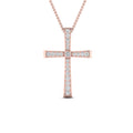 Thumbnail 12 - graduated-diamond-cross-pendant-necklace-in-rose-gold-FD-PD10815-NL-RG