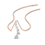 Load image into Gallery viewer, graduated-diamond-pendant-in-FDPD1704RO-1.00CT-NL-RG