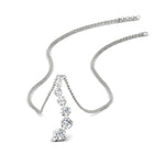 Load image into Gallery viewer, graduated-diamond-pendant-in-FDPD1704RO-1.00CT-NL-WG