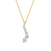 Load image into Gallery viewer, graduated-diamond-pendant-in-FDPD1704RO-1.00CT-NL-YG