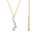 Load image into Gallery viewer, graduated-diamond-pendant-in-FDPD1704RO-1.00CT-NL-YG