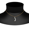 Load image into Gallery viewer, graduated-diamond-pendant-in-FDPD1704RO-1.00CT-NL-YG