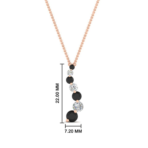 graduated-diamond-pendant-with-black-diamond-in-FDPD1704ROGBLACK-1.00CT-NL-RG
