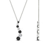 Load image into Gallery viewer, graduated-diamond-pendant-with-black-diamond-in-FDPD1704ROGBLACK-1.00CT-NL-WG